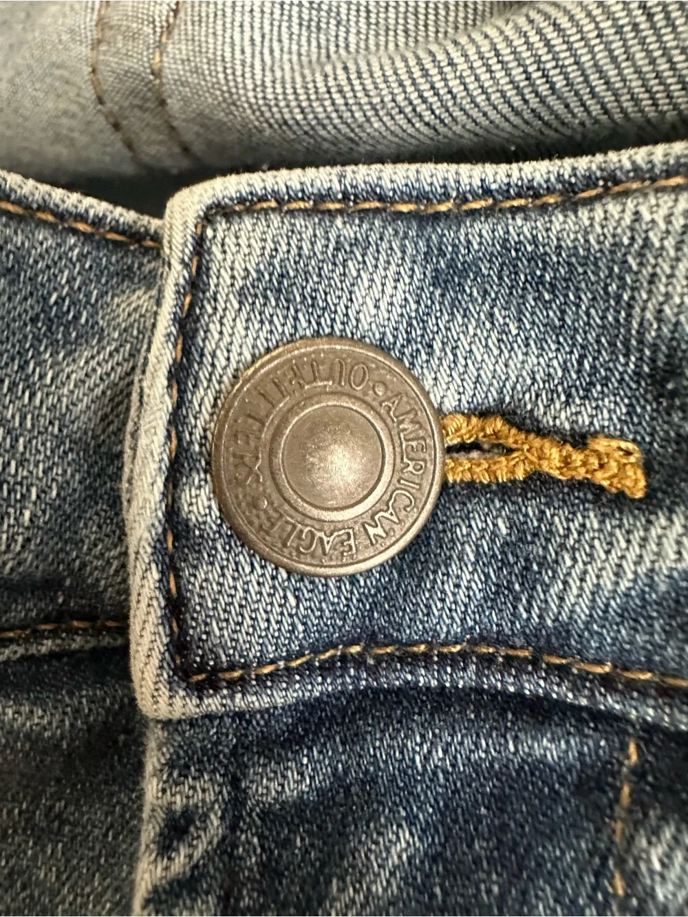 American Eagle Outfitters Mens Jeans Slim  Fit 34x34 Light Pre Owned Cut